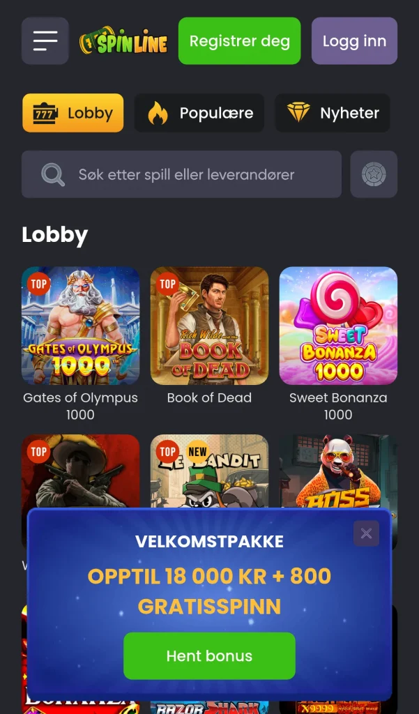 Et spill i lobbyen